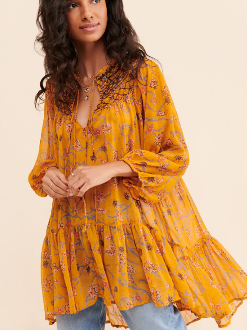 👗Free People Keeping up with Kara tunic